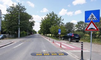 Atenție, șoferi! Se montează limitatoare de viteză pe străzile din Turda