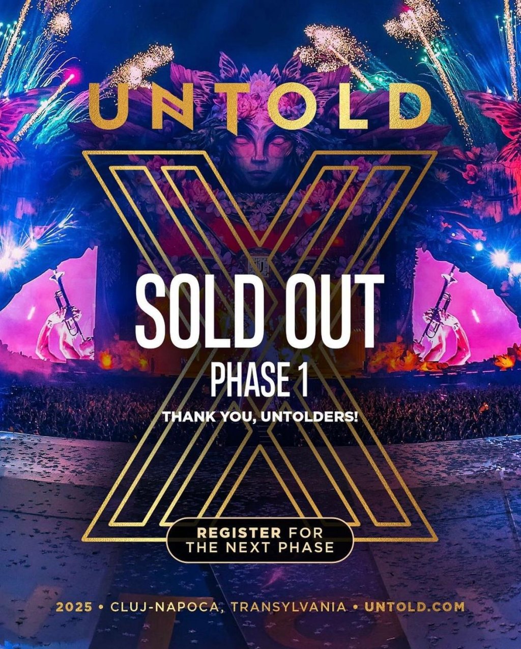 Fanii se pot înregistra pentru UNTOLD 2025/ Prima rundă de abonamente, SOLD OUT