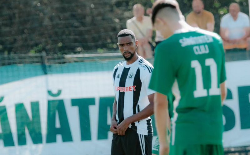 Lovitură pentru "U". Adel Bettaieb s-a accidentat în amicalul câștigat în fața Sănătății Cluj