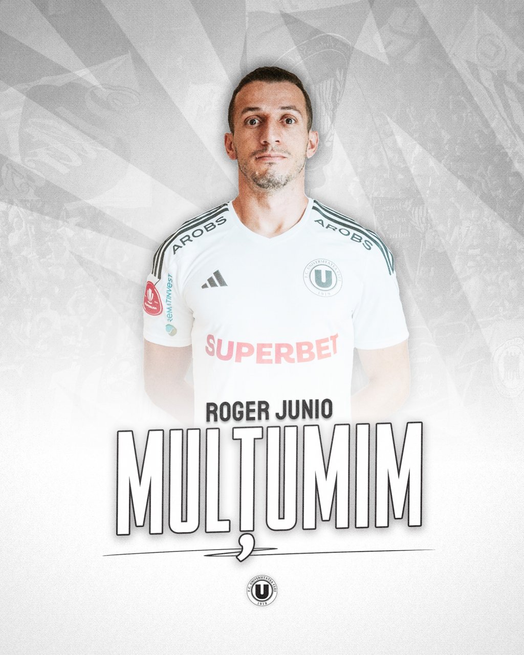 Nimeni nu îl mai vrea pe Roger. Brazilianul a fost pus pe liber de "U" Cluj