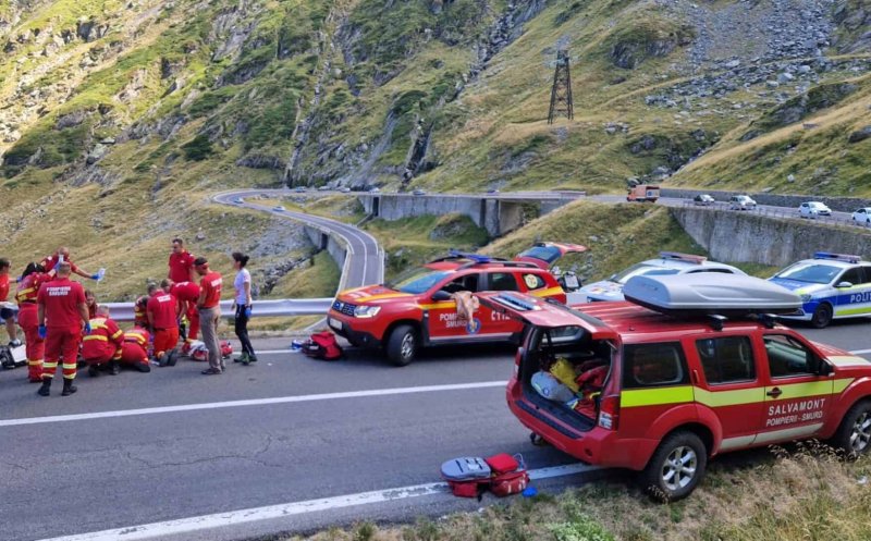 Accident mortal pe Transfăgărășan. Un biciclist a murit