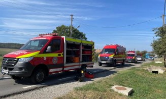 Accident cu 3 mașini în Căianu Vamă. Un tânăr de 19 ani, încarcerat