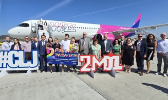 Pasagerul 2 milioane a aterizat la Cluj. August, luna recordurilor la Aeroportul „Avram Iancu”. Ce premiu a primit călătorul / David Cideo explică înt