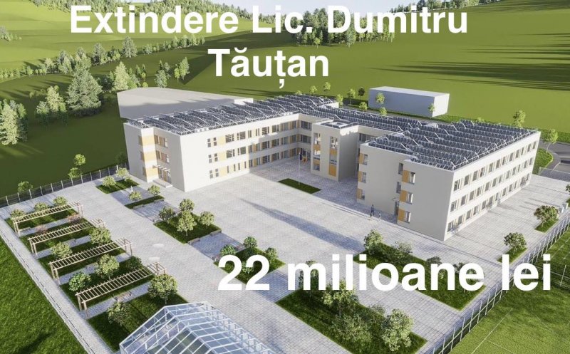 Liceul Dumitru Tăuțan din Florești se modernizează. Primarul Pivariu a anunțat că s-a obținut finanțarea