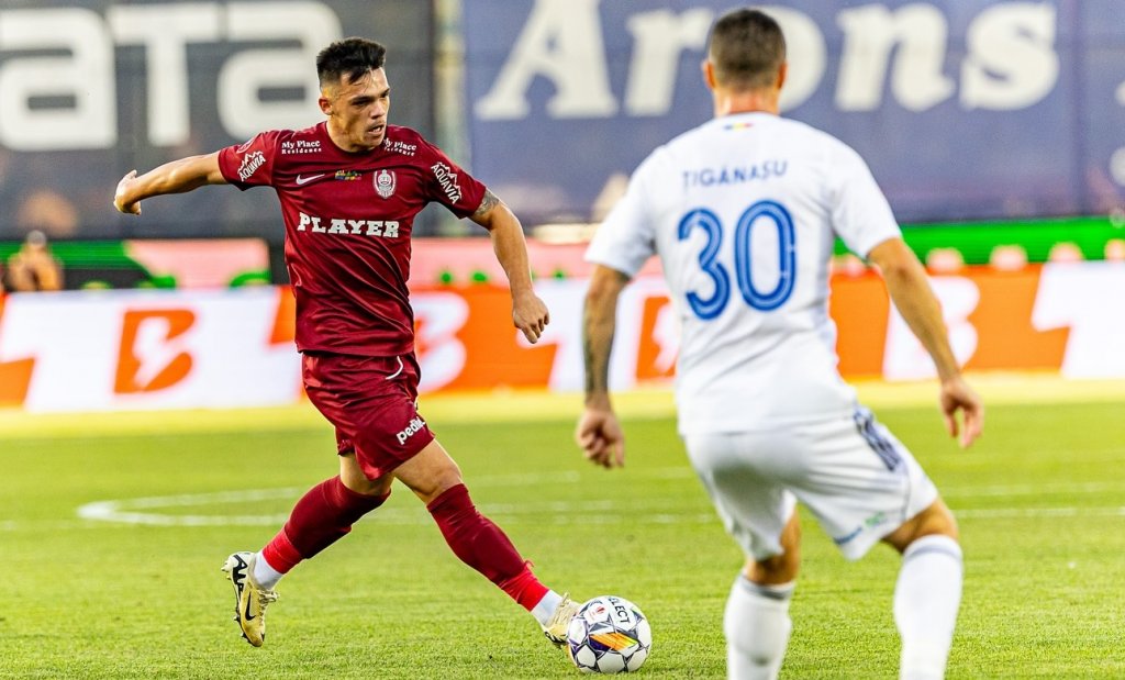 Flavius Iacob a debutat la CFR Cluj. Laude din partea staff-ului pentru fundaș