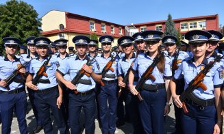 Cluj: 299 de viitori agenți au depus astăzi jurământul la Școala de Agenți de Poliție „Septimiu Mureșan”