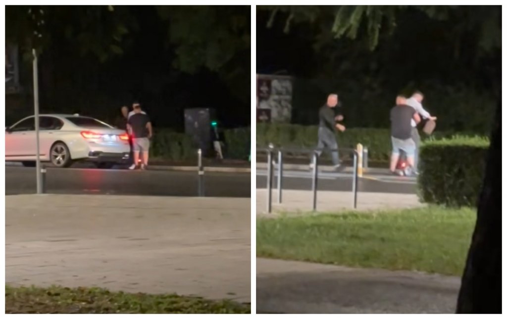 Conflict între un șofer și un trotinetist în zona Parcului Central din Cluj-Napoca