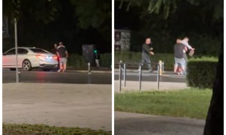 Conflict între un șofer și un trotinetist în zona Parcului Central din Cluj-Napoca