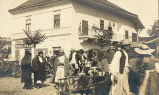 "Vederi din Cluj". O zi de târg, din perioada 1900-1904