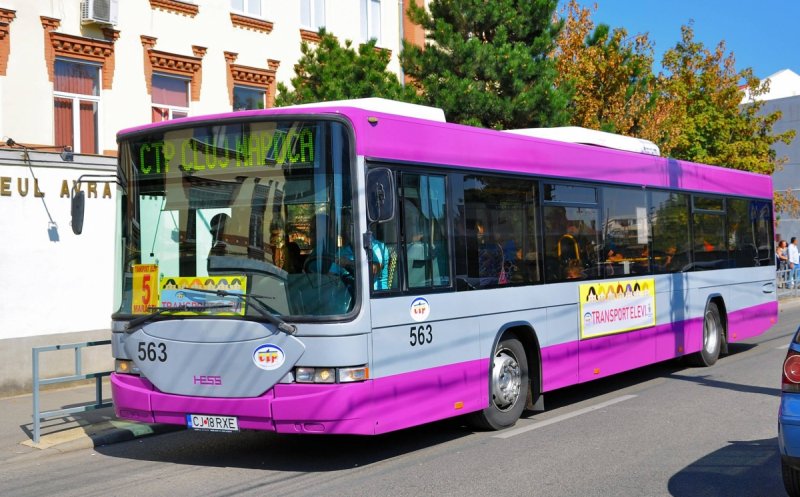 Mai multe autobuze odată cu începerea școlii. Se reiau traseele pentru elevi în Cluj-Napoca și Florești