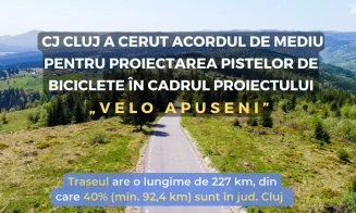 Consiliul Județean Cluj: Pas înainte pentru proiectul "Velo Apuseni"