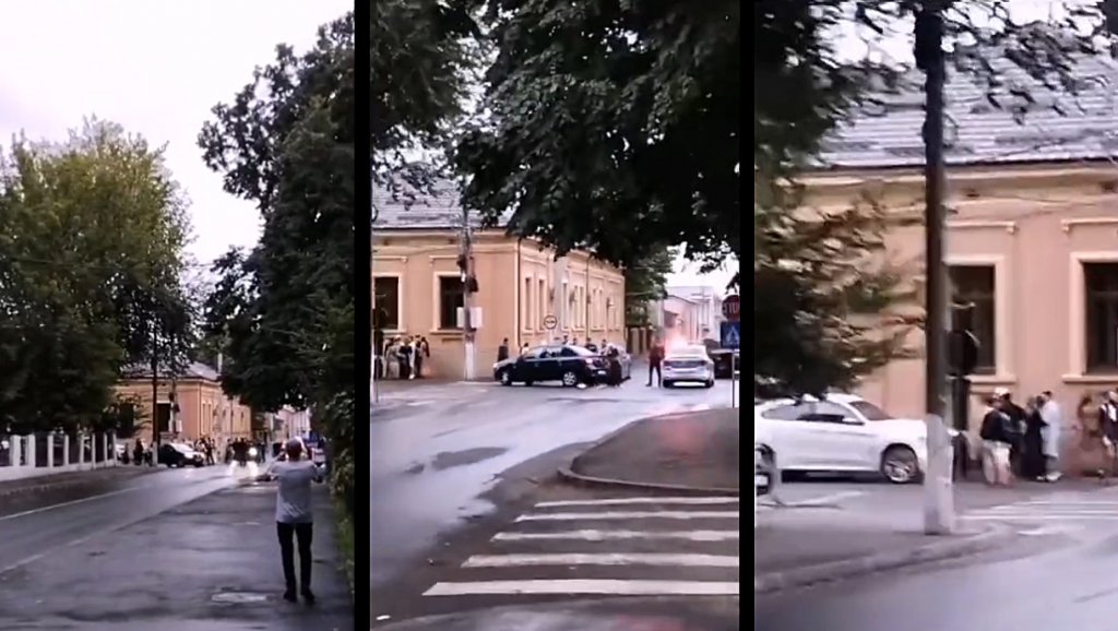 Minor de 14 ani, depistat în trafic la volanul unei mașini... pe contrasens / Scandal între polițiști și rudele minorului