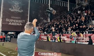 Sabău + ”U” Cluj = ”O poveste frumoasă” / Locul 1 în Superliga și niciun meci pierdut în 9 etape