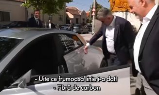 Marcel Ciolacu, impresionat de mașina electrică ”made in Cluj”: ''Este o adevărată minune tehnologică 100% românească''