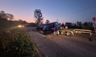 Accident la Dej. Un bărbat, în vârstă de aproximativ 30 de ani, a ajuns la spital