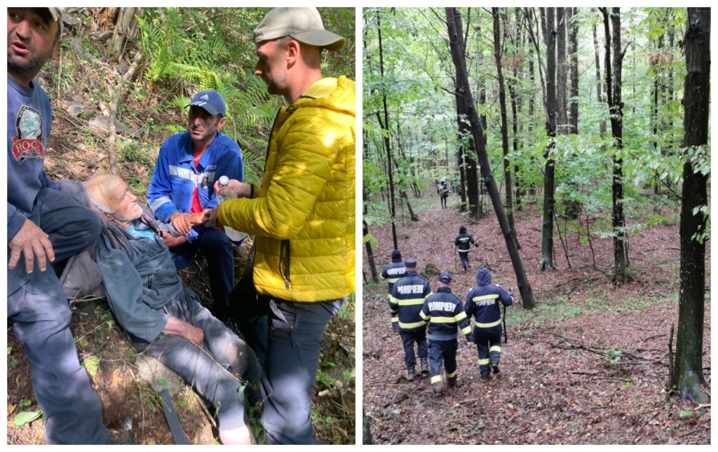 Bărbat de 80 de ani, dispărut de patru zile, găsit în viață într-o pădure din Cluj