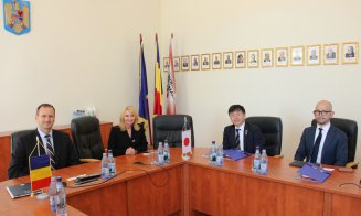 O delegație a Ambasadei Japoniei în România, în vizită la Universitatea Tehnică din Cluj-Napoca