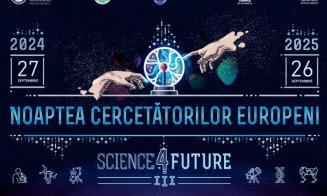 Noaptea Cercetătorilor Europeni revine la Cluj: Experimente, demonstrații și jocuri interactive, în fața Sălii Sporturilor „Horia Demian”