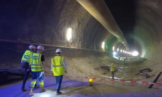 Cum avansează lucrările la primul tunel rutier de autostradă construit în România/ Când ar trebui să fie gata