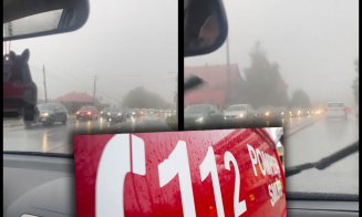 A plouat cu ACCIDENTE la Cluj duminică