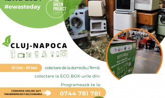 Clujenii, încurajați să scape de deșeurile electrice. „Recuperați, reciclați și revitalizați!”