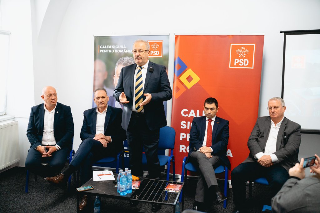 Vasile Dîncu: "Principala problemă a Europei în viitor va fi energia" / Conferință pe tema reindustrializării la PSD Cluj