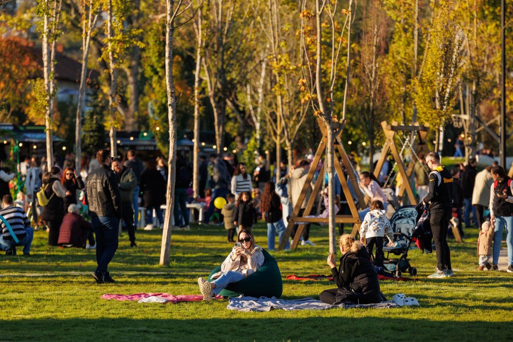 Atmosferă relaxantă în Parcul Feroviarilor în wekendul care a trecut