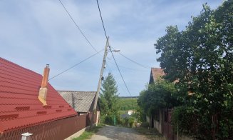 Stâlpi de curent din lemn putred, care stau să cadă în judeţul Cluj / "Mă bucur că Electrica este o companie de succes"