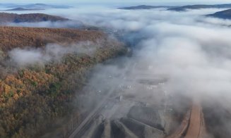 IMAGINI spectaculoase de pe A3. Cum arată acum viaductele de pe șantierul UMB  Zimbor/ E gata stația pentru asfalt