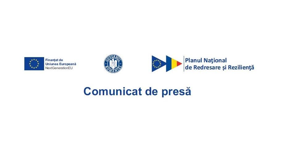 Comunicat de presă - "PNRR: Fonduri pentru România modernă și reformată!" - Renovare energetică Colegiul Tehnic Anghel Saligny