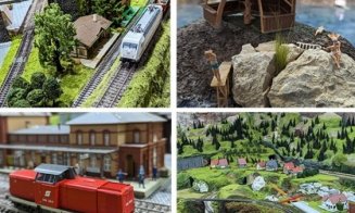 Expoziţie de trenuleţe şi miniaturi, la Cluj-Napoca