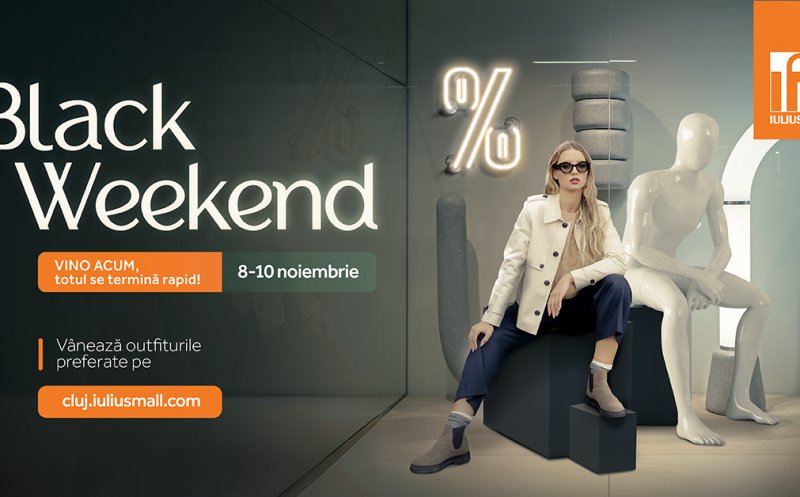 Iulius Mall Cluj a dat startul reducerilor de până la 70%, de Black Friday