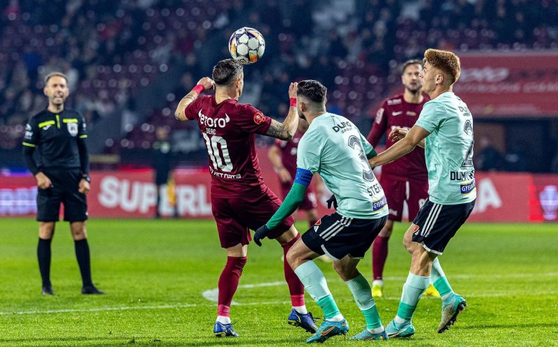 CFR Cluj dispută astăzi restanța cu Oțelul Galați