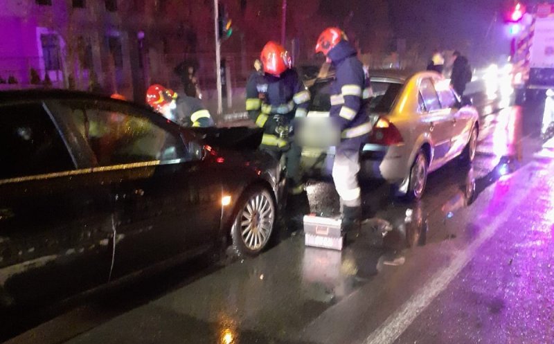 Accident rutier cu victime în Cluj: Două mașini au fost implicate