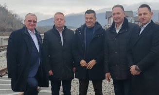 Ministrul Transporturilor, la Cluj. Sorin Grindeanu a verificat lucrările la linia de cale ferată Cluj-Oradea