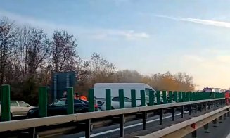 ACCIDENT în lanţ cu 12 maşini pe Autostrada Transilvania