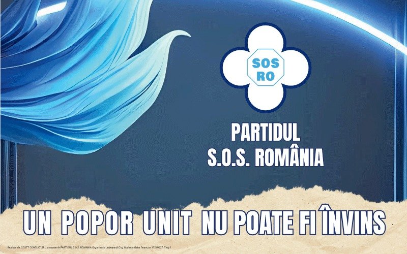 De 1 Decembrie fă-ți cadou România unită, liberă și suverană! Votează Partidul S.O.S. România! (PE)