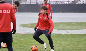 Un junior de 15 ani a debutat la CFR Cluj în amicalul cu SCM Zalău. Petrescu: "Are calitate"