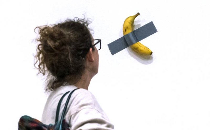 Cea mai scumpă banană din lume, vândută cu 6,2 milioane de dolari