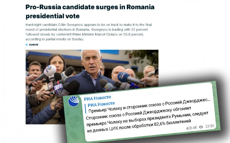 Cutremurul electoral din România în presa străină: „Candidatul aliniat Rusiei” intră în turul 2