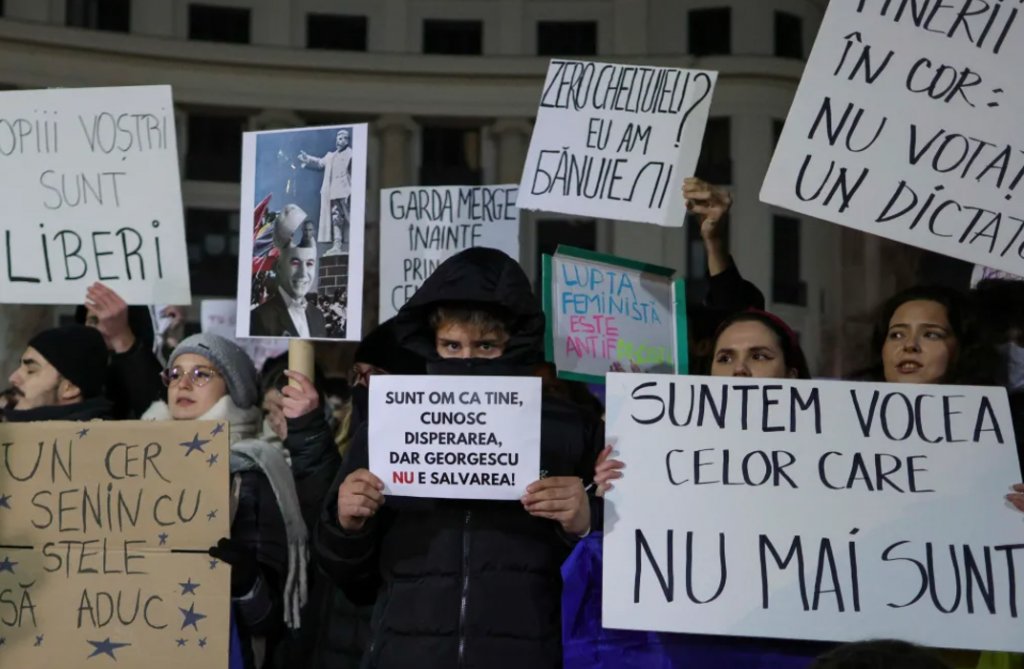 Protest împotriva lui Călin Georgescu, la Cluj: „Un viitor în care democrația învinge” / Când va avea loc