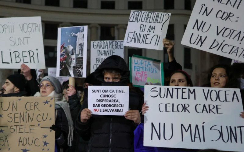 Protest împotriva lui Călin Georgescu, la Cluj: „Un viitor în care democrația învinge” / Când va avea loc