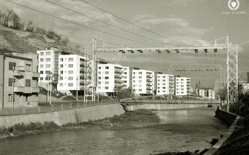 Vedere a Dealului Cetățuie din Cluj-Napoca, 1963