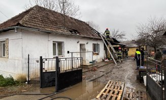 INCENDIU în Bonţida. Victimă carbonizată