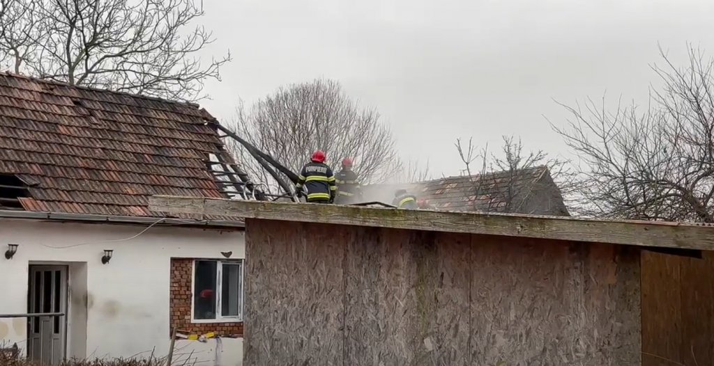 Cum s-a produs incendiul puternic din Bonțida în urma căruia un vârstnic a murit