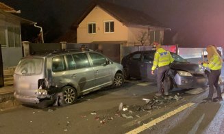 Doi tineri de 20 de ani, răniți într-un accident rutier în Cluj