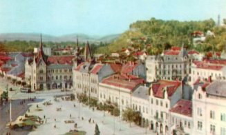 Piața Mihai Viteazul, anul 1966