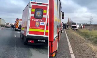 Șoferul unui autocar cu 25 de călători A MURIT LA VOLAN / 5 răniți în urma accidentului
