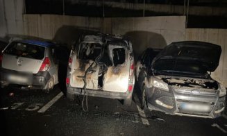 Incendiu suspect în Florești! Trei mașini au fost distruse de flăcări în noaptea de vineri spre sâmbătă