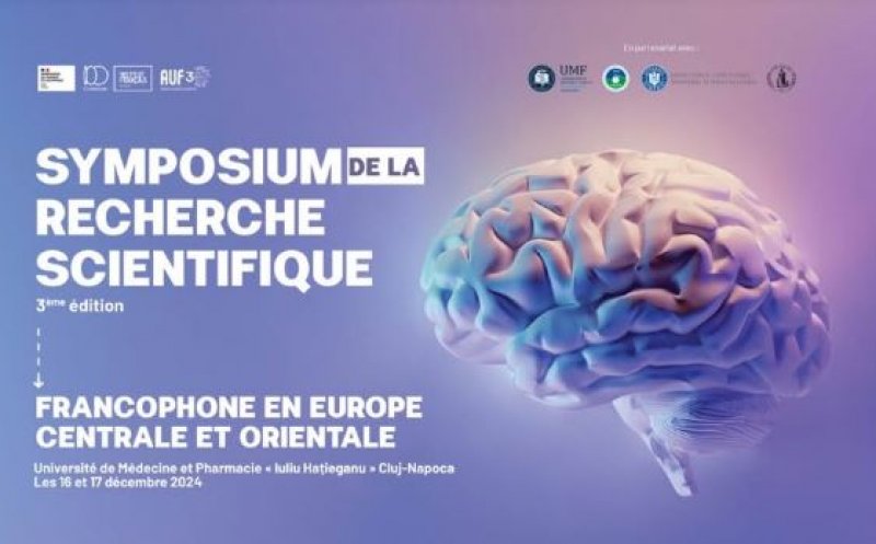 Simpozion de Cercetare Științifică Francofonă la Cluj. Evenimentul, găzduit de Universitatea de Medicină și Farmacie „Iuliu Hațieganu”